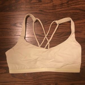 Yellow Free To Be Lululemon Bra